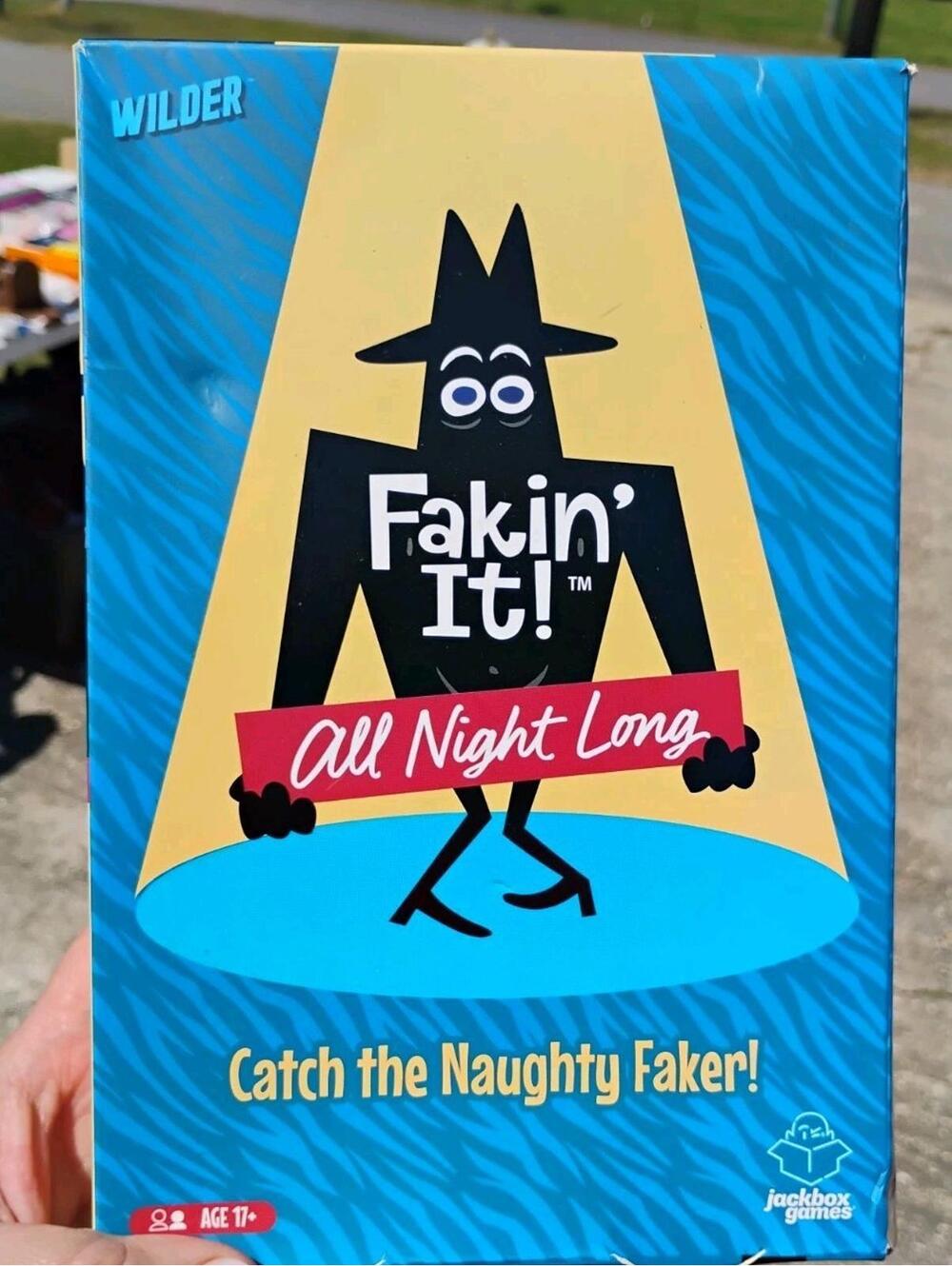 Jackbox: Fakin' It All Night Long. Wilder Games 17+ Card Game New